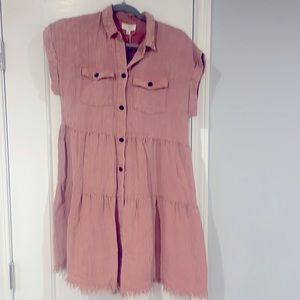 Women’s Umgee dress.. blush/rose color